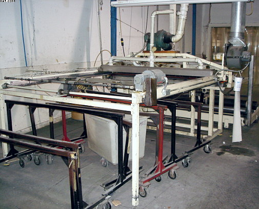 76" Hot Knife Guillotine Type Cut-Off, unwind cradle,